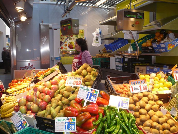 Frutería, fruta y verdura