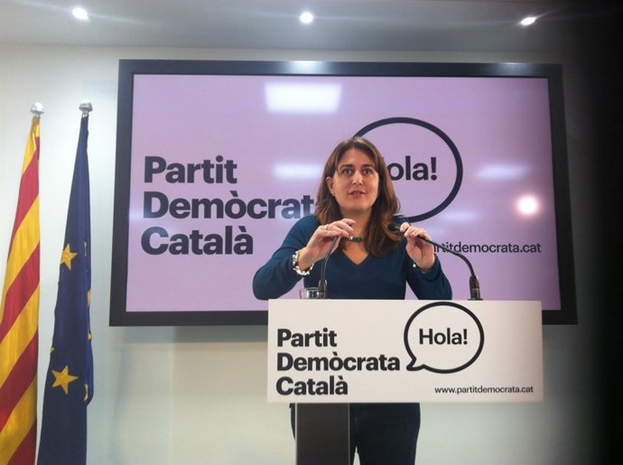 La coordinadora general del PDC, Marta Pascal