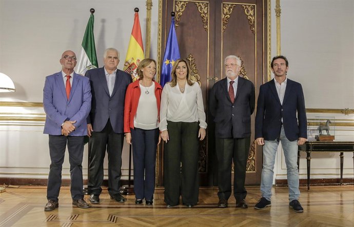 Reunión de la presidenta de la Junta, Susana Díaz, con organizaciones agrarias