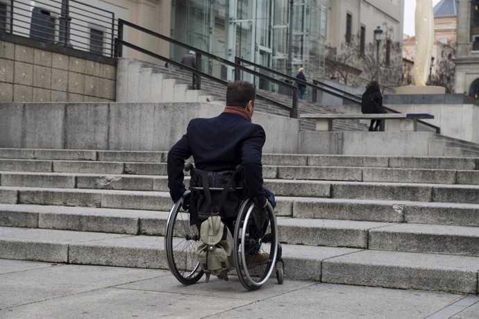 accesibilidad, ciudad, silla de ruedas, discapacidad, 