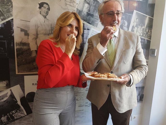 Inauguración de la tienda de Inés Rosales en Castilleja de la Cuesta (Sevilla).