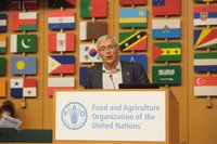 Joan Ribó se compromete ante la FAO con políticas alimentarias orientadas a la reducción de desperdicios