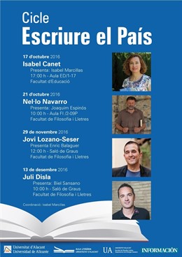 Cartel de la nueva edición de Escriure el País