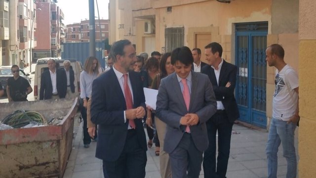 El consejero de Fomento y el alcalde accidental de Almería 