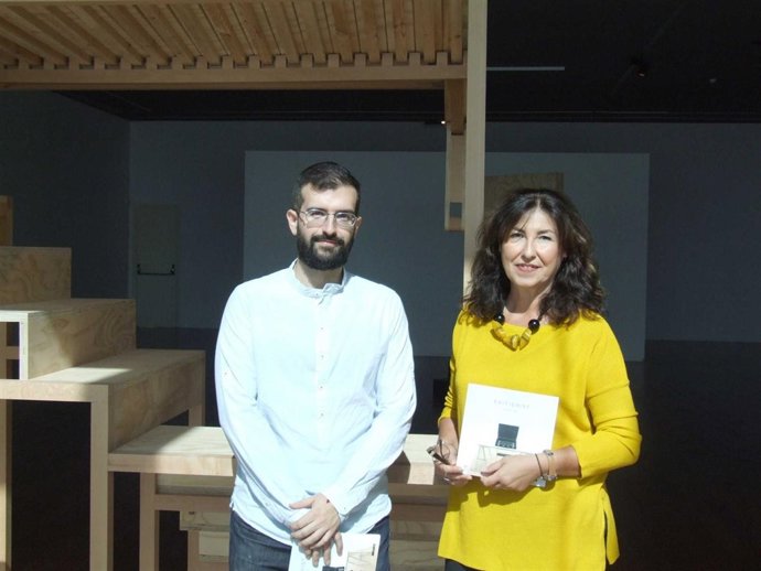 Monsalud Bautista en la presentación de la exposición 'Exit/Exist'.