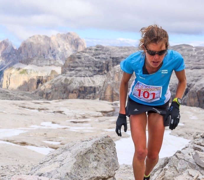 Laura Orgué, atleta de carreras de montaña