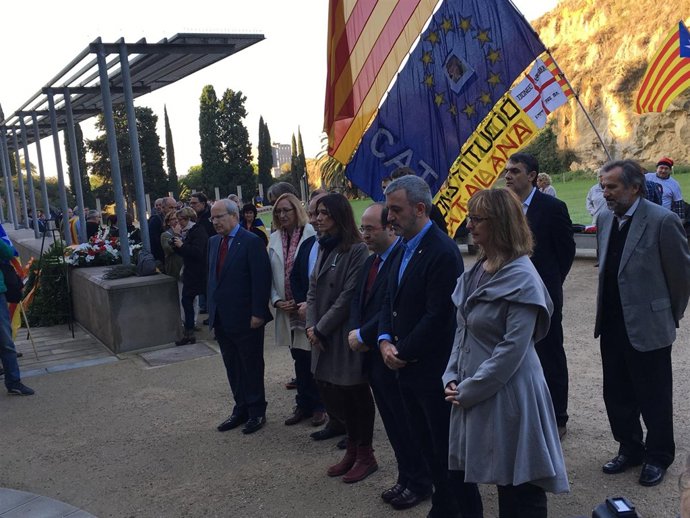 Joseé Montilla, Assumpta Escarp, Núria Parlon, Miquel Iceta y Jaume Collboni