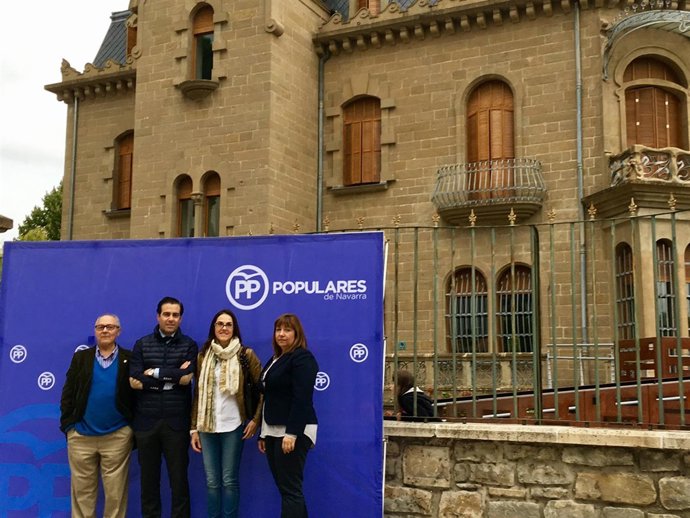 Presentación de la Junta del PPN en Burlada y Villava