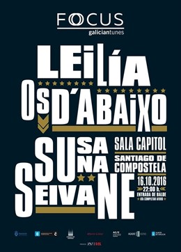 Cartel del 'Focus GalicianTunes'
