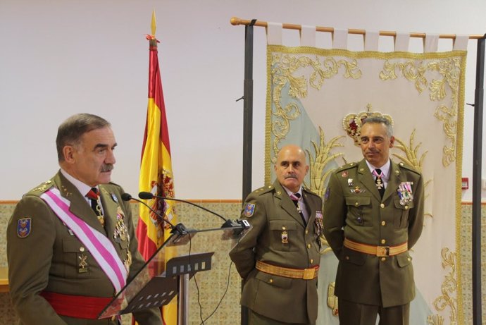 El comandante general de Melilla en su discurso en el día de Santa Teresa