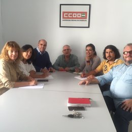 Reunión del PP del Ayuntamiento de Huelva con CCOO