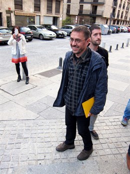 Monedero a su llegada a Salamanca
