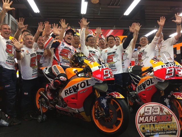 Marc Márquez campeón mundo MotoGP Motegi Japón