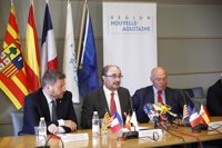 El Gobierno de Aragón lleva a Bruselas su apuesta por la línea internacional de Canfranc