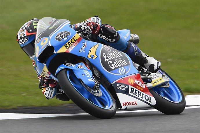 Jorge Navarro, el mejor en los libres de Moto3 del GP de Gran Bretaña