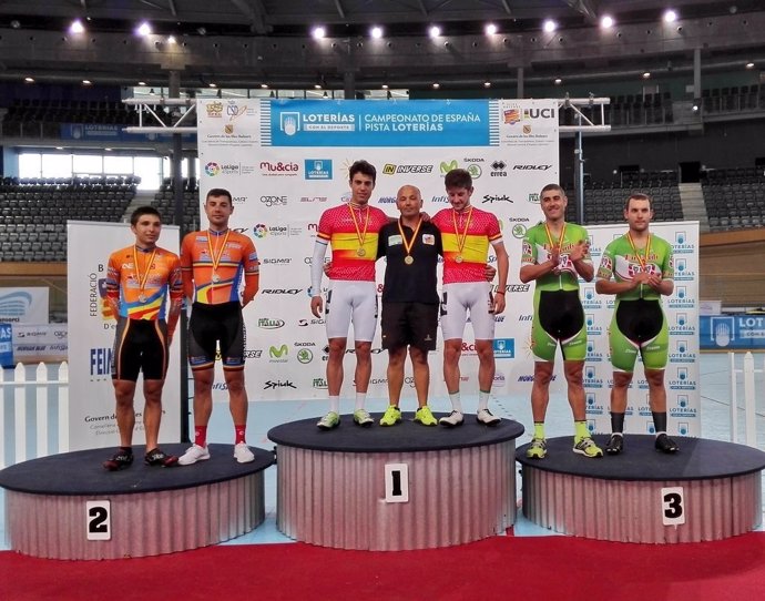 Albert Torres en el Campeonato de España de ciclismo en pista