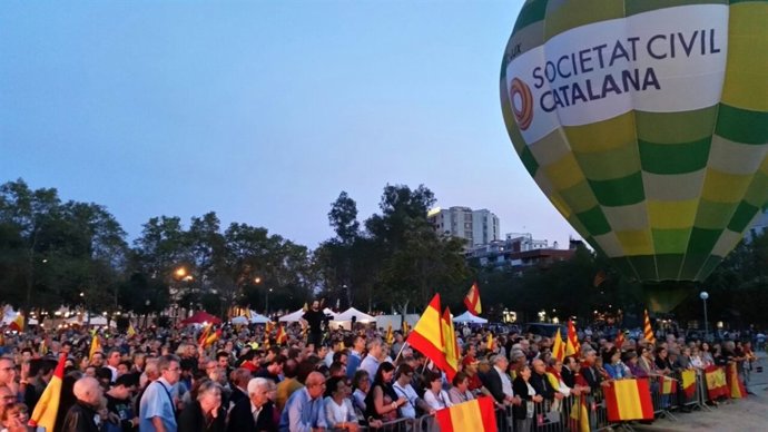 Acto de SCC por el 12-O en Barcelona
