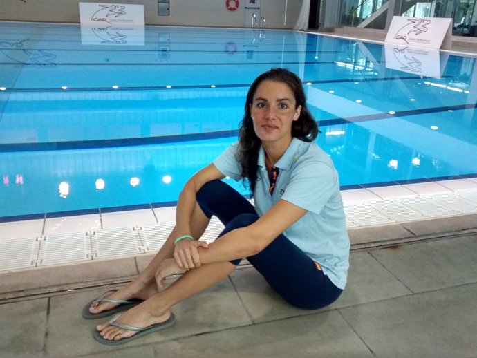 La nadadora de sincronizada Alba Cabello