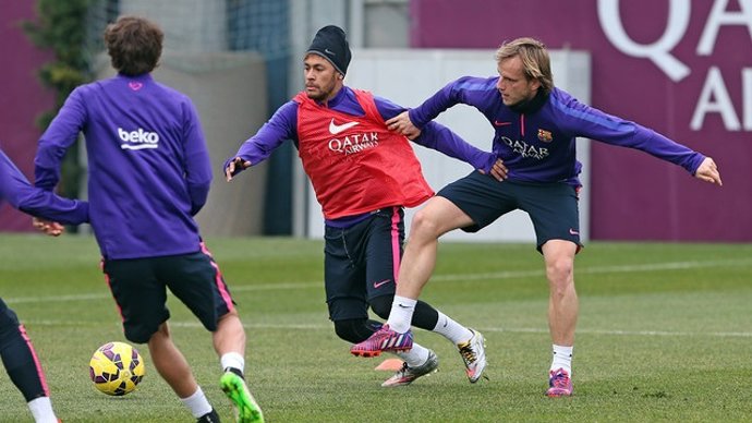 Neymar Jr. e Ivan Rakitic