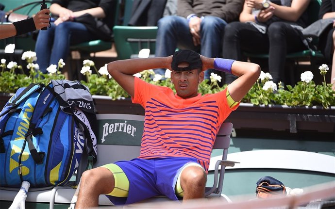 Nick Kyrgios, roland garros 2015.