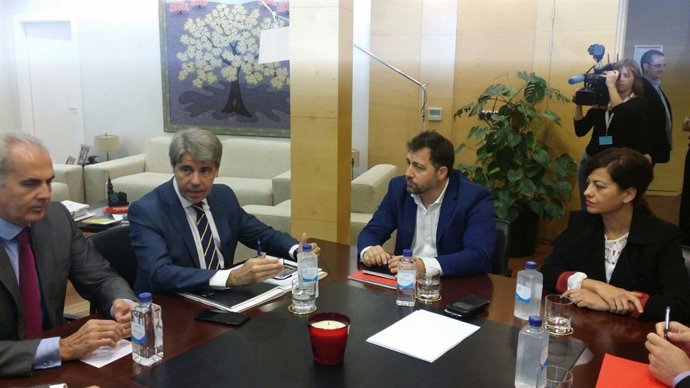 Pedro del Cura con Ángel Garrido