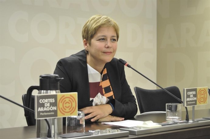 La diputada del Partido Aragonés (PAR), Berta Zapater.