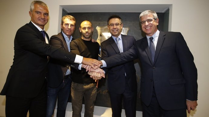 Bordas, Robert,. Mascherano, Bartomeu y Mestre