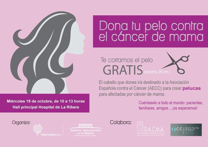 Podrá participar cualquiera siempre que esté dispuesto a donar 35 cm de cabello