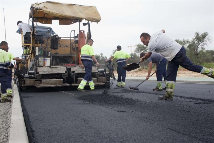 Obras en Mairena del Aljarafe.