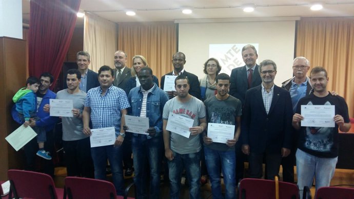 Participantes en un taller de formación de Fundación Endesa y Càritas Tarragona