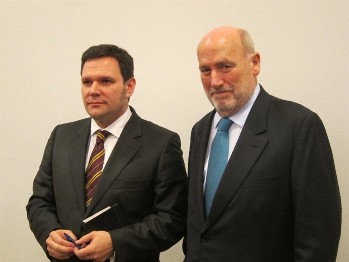 Roger Guasch (dtor.Gral.Liceu) Joaquim Molins (pte.Patronato Liceu)