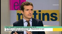 Casado (PP) cree que Iceta "no está a la altura" por querer que el PSC se desmarque en la investidura