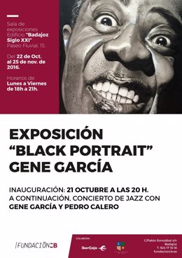 Invitación Inauguración Exposición "Black Portrait"