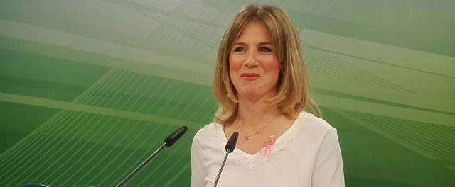 Ana Mestre, hoy en rueda de prensa