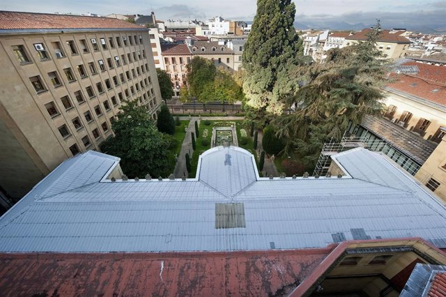 Cubierta del edificio.