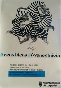 Las I Becas municipales 'Inicia' repartirán 6.000 euros entre jóvenes creadores logroñeses