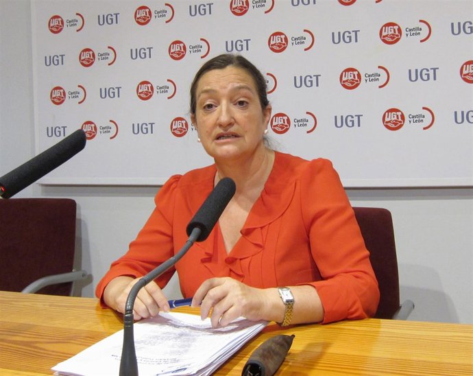 La secretaria general de FSP-UGT en CyL, Carmen Ámez