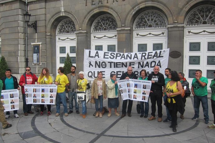 Presentación de las Marchas de la Dignidad en el Campoamor.