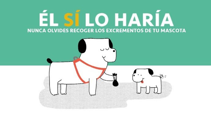 Cartel de la campaña de Mislata contra los excrementos caninos