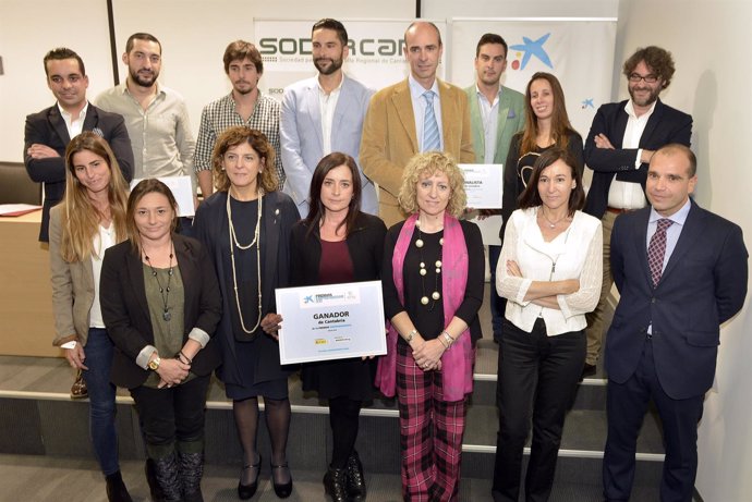 Entrega de premios en la sede de Sodercan