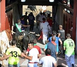 Imagen de uno de los encierros de la localidad