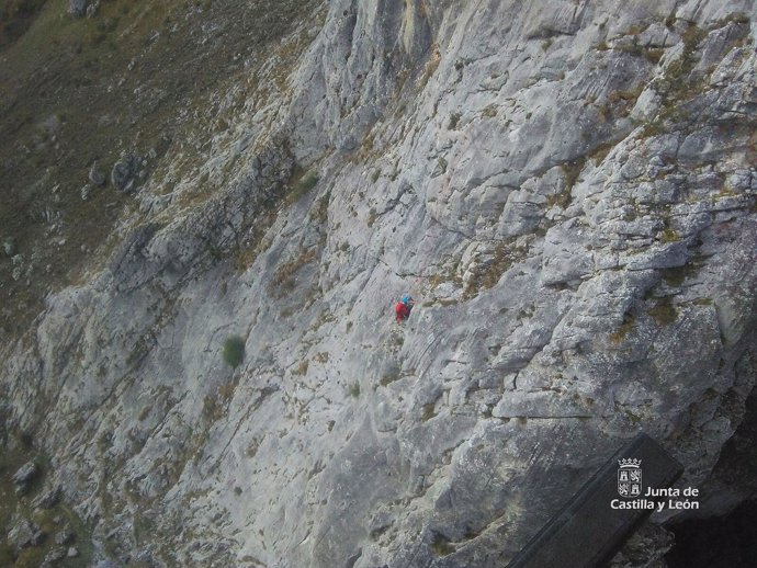 Imagen del rescate en el Pico Pincuejo