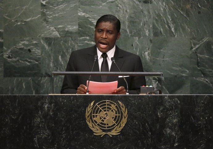 Teodorín Nguema Obiang, vicepresidente de Guinea Ecuatorial, en Naciones Unidas