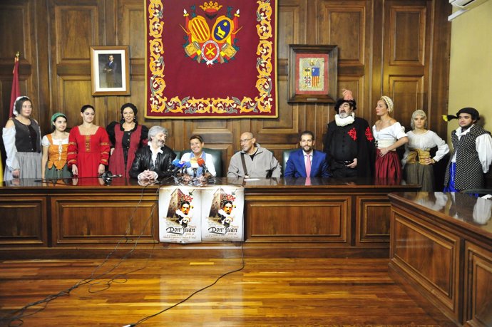 Presentación de la séptima representación del Tenorio en Teruel