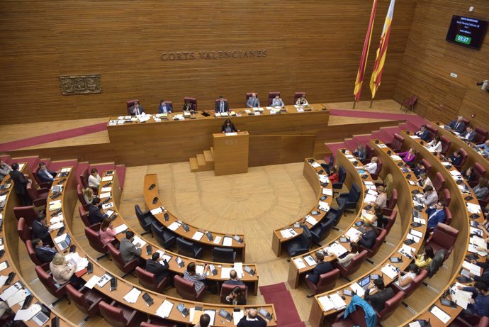 Pleno de las corts Valencianes