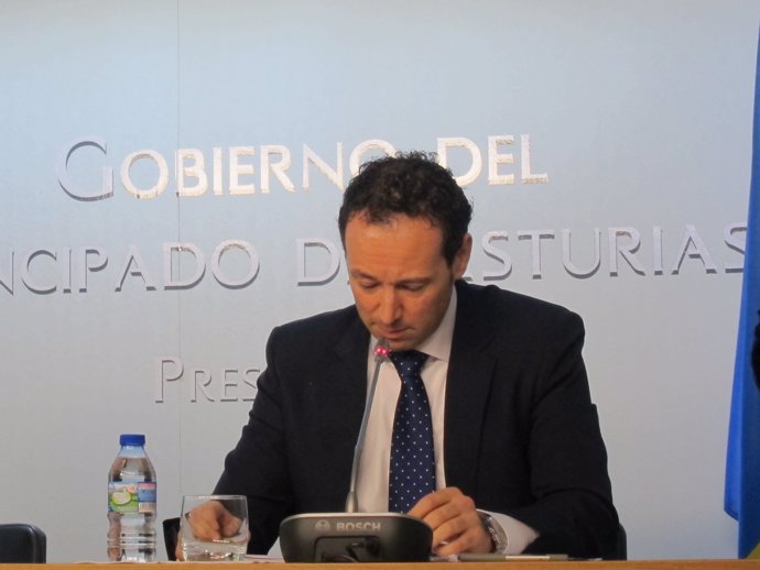 El consejero de Presidencia y Portavoz del Principado, Guillermo Martínez