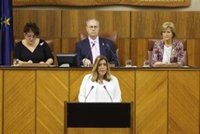 Susana Díaz no se toma "a broma" en desafío secesionista pero cree que va a "fracasar"
