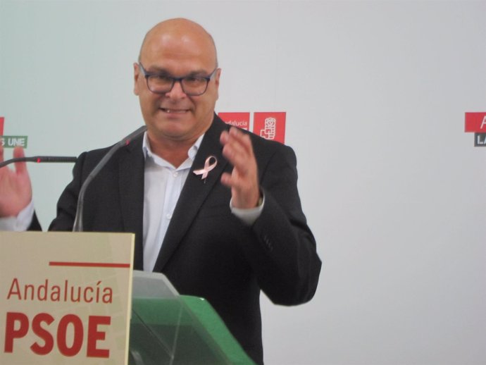 Manuel Fernández durante la rueda de prensa