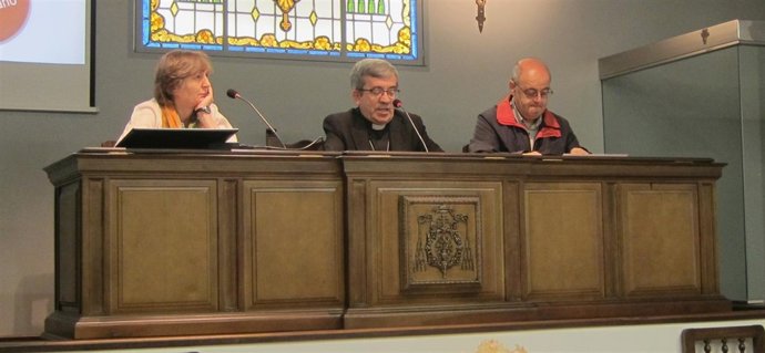 Sole Losada, Luis Argüello y Javier Gómez presentan el Domund