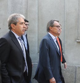 Francesc Homs y Artur Mas